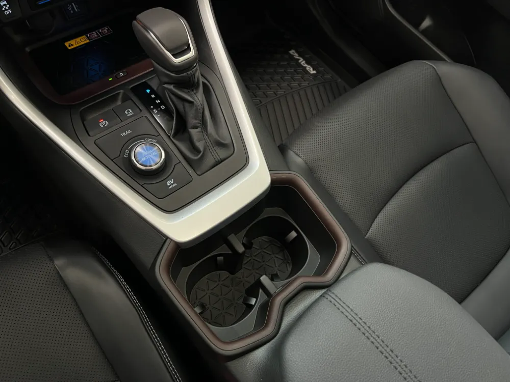 2023 toyota rav4 hybrid limited red with black interior 14